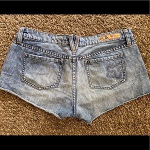 Fox jean shorts size 7